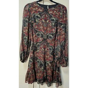 Tommy Hilfiger Women's Petite Ruffle-Hem Dress